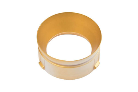 Frontring - gold - Fits the Designline Pro, SpotOn and SpotOn Circle series. Ø: 5,5 cm.
