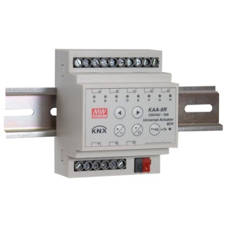 KNX Universal Actuator 8 channel 16A per channel