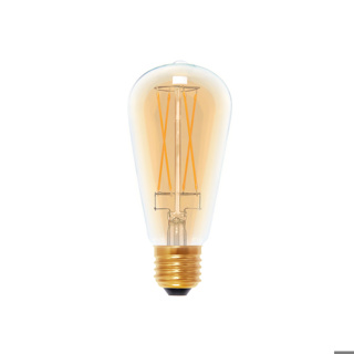 LED Rustica Long Style golden 5W 85CRI 2200K E27 400Lm (Vervanger van SG-55295)