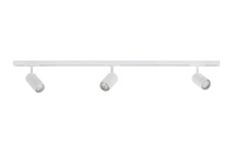 Designline Tube Kit - Complet track kit avec 2m track, start pièce, 3 x Tube spots (GU10) - Blanc