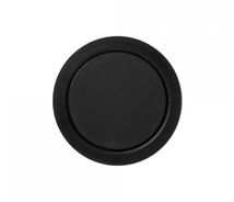 Rond 2.0 | multifit push button potential-free / small trim / two-fold / black ano