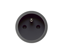 Rond 2.0 | retrofit / easyfit socket type E - trimless - canon de fusil dark - black cup