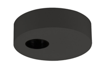 Base ronde pour Teco Led Naula Noir 1x10W Dimmable 100X28mm