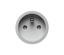 Rond 2.0 | retrofit / easyfit socket type E - trimless - basic grey