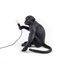 Monkey Sitting Black Indoor/Outdoor