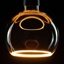 LED Floating Globe 150 smokey grey 6W 90CRI 1900K E27 260lm
